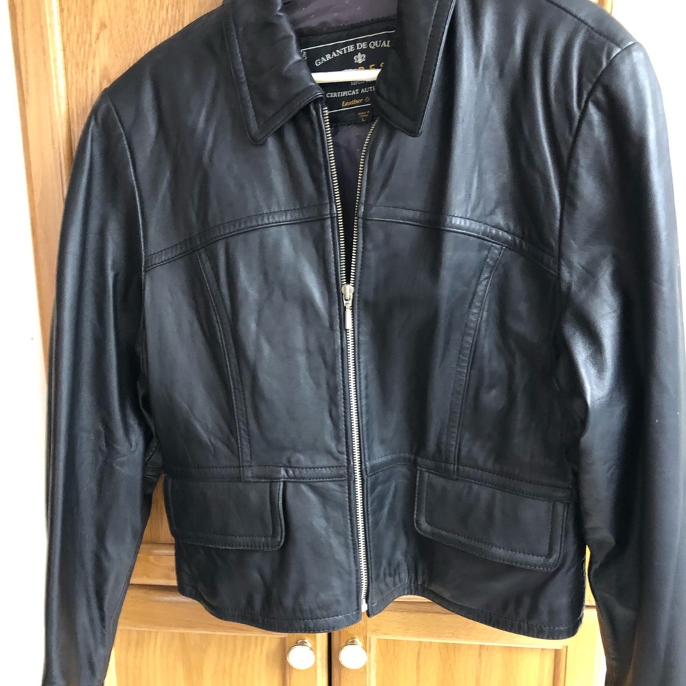 Express leather jacket